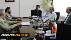 برگزاری جلسه گروه هنر درپردیس شهید چمران