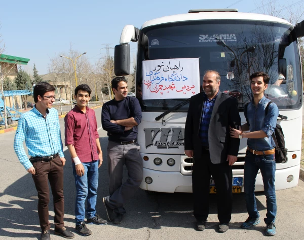 اعزام گروهی از  دانشجویان  پردیس شهید چمران به اردوی راهیان نور