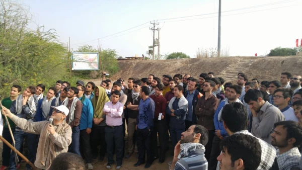 دانشجو معلمان پردیس شهید چمران راهی سرزمین نور شدند