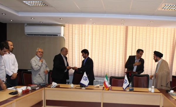 مراسم معارفه معاون جدید دانشجویی و توسعه منابع پردیس برگزار شد