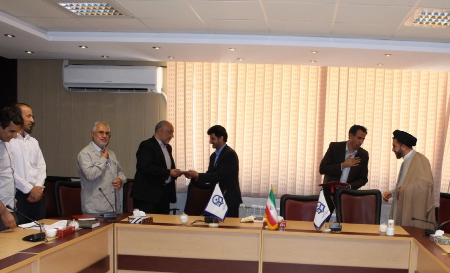 مراسم معارفه معاون جدید دانشجویی و توسعه منابع پردیس برگزار شد