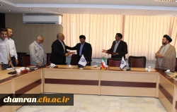 مراسم معارفه معاون جدید دانشجویی و توسعه منابع پردیس برگزار شد