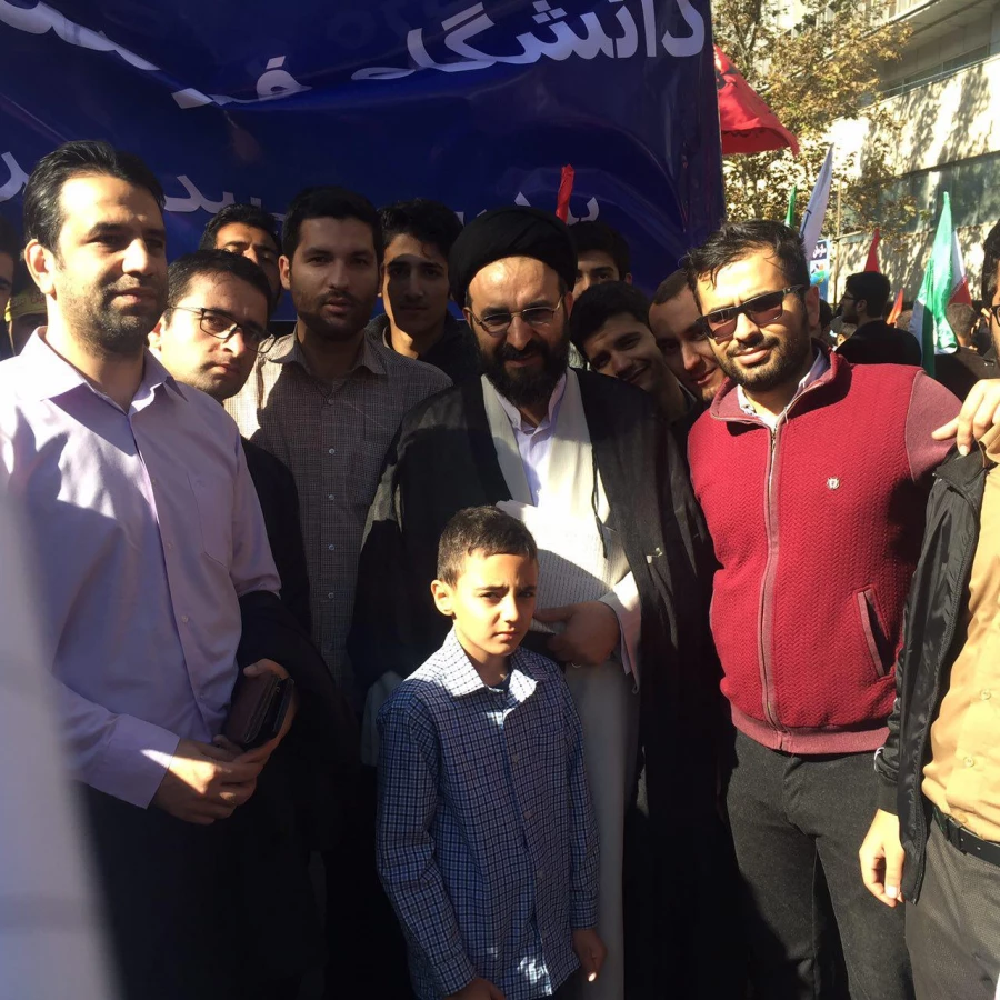 حضور پرشور دانشجویان پردیس شهید چمران در راهپیمایی ۱۳ آبان 2