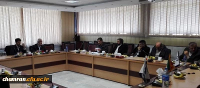 جلسه شورای مدیران گروه های آموزشی و مسئولان آموزش پردیس شهید ‏چمران