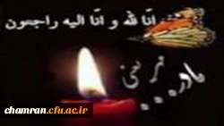 کل من علیها فان
و یبقی وجه ربک ذو الجلال و الاکرام
کل من علیها فان و یبقی وجه ربک ذو الجلال و الاکرام

انا لله و انا الیه راجعون

برادر ارجمند جناب آقای دکتر تاجیک اسمعیلی
قائم مقام محترم دانشگاه فرهنگیان 2