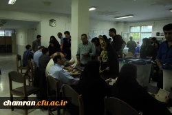 حضور پرشور و گسترده استادان، همکاران و دانشجویان پردیس شهید چمران در انتخابات ریاست جمهوری و شوراهای شهر و روستا 2