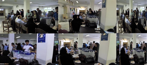 حضور گسترده استادان، همکاران و دانشجویان پردیس شهید چمران در انتخابات ریاست جمهوری و شوراهای شهر و روستا 2