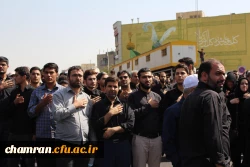 حضور پرشور دانشجویان پردیس شهید چمران در مراسم تشییع پیکر شهید حججی 5
