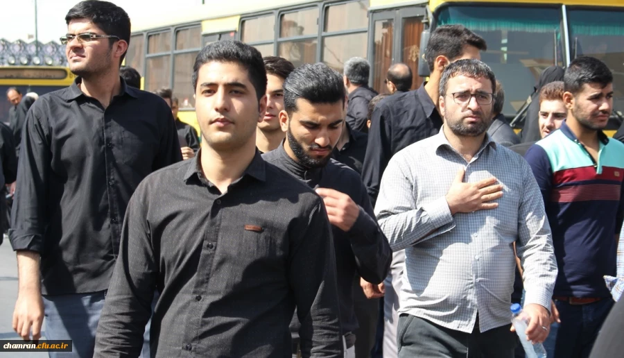 حضور پرشور دانشجویان پردیس شهید چمران در مراسم تشییع پیکر شهید حججی 6