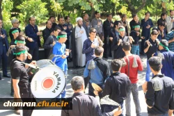 برگزاری مراسم عزاداری سرور وسالارشهیدان امام حسین (ع) درسازمان مرکزی با حضور دانشجویان وکارکنان پردیس شهید چمران 2