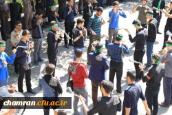 برگزاری مراسم عزاداری سرور وسالارشهیدان امام حسین (ع) درسازمان مرکزی با حضور دانشجویان وکارکنان پردیس شهید چمران 2