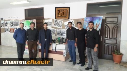 برگزاری نمایشگاه هفته دفاع مقدس در پردیس شهید چمران 3