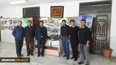 برگزاری نمایشگاه هفته دفاع مقدس در پردیس شهید چمران