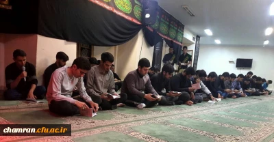 مراسم دهه دوم محرم و شور عاشقان حسینی دانشجویان پردیس شهید چمران