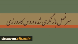 سرفصل بازنگری شده دروس کارورزی 2