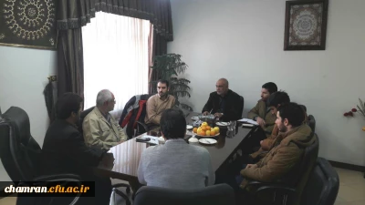 مراسم معارفه ی مسئول بسیج دانشجویی پردیس شهید چمران برگزار شد.