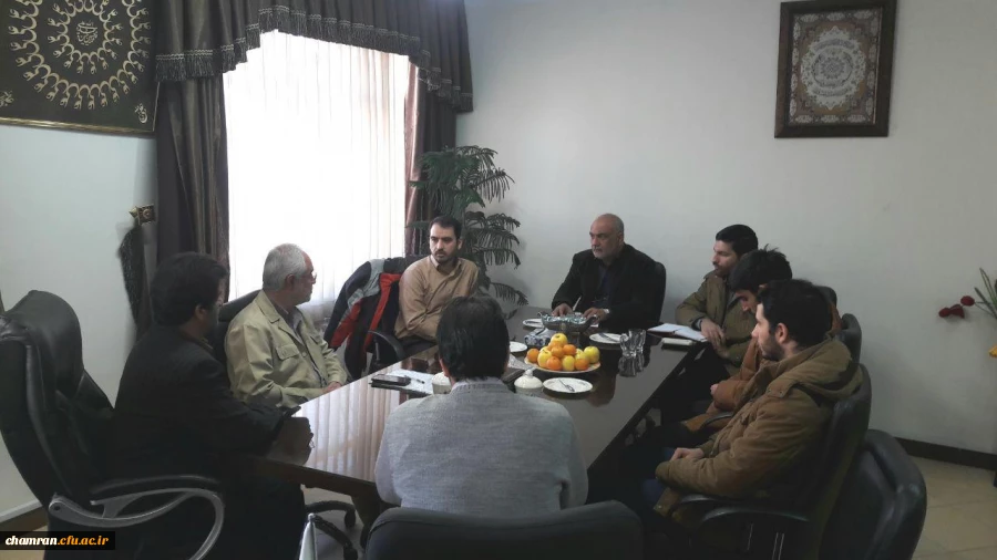 مراسم معارفه ی مسئول بسیج دانشجویی پردیس شهید چمران برگزار شد. 2