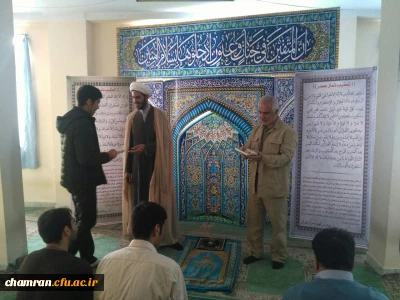 تقدیر از دانشجویان فعال در حوزه نماز توسط معاونت آموزشی، فرهنگی و پژوهشی و امام جماعت پردیس