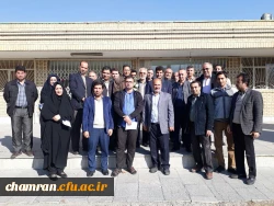 تجلیل از خدمات سی ساله جناب آقای احمدی توسط سرپرست، معاونان و کارکنان پردیس 2