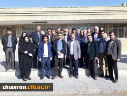 تجلیل از خدمات سی ساله جناب آقای احمدی توسط سرپرست، معاونان و کارکنان پردیس 6