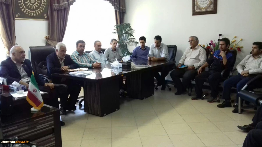 برگزاری جلسه شورای اداری پردیس شهید چمران 3