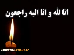 تسلیت مصیبت وارده به آقای رنجبر 2