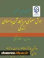 دومین نشست علمی-تخصصی با عنوان هوش معنوی و رابطه آن با معنای زندگی 2