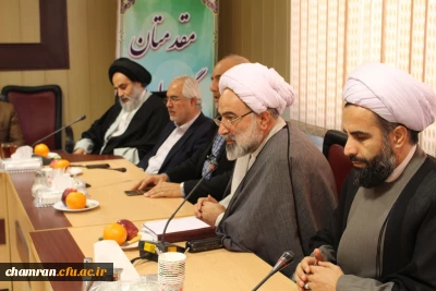 حضور مسئول دفتر نهاد مقام معظم رهبری در پردیس شهید چمران