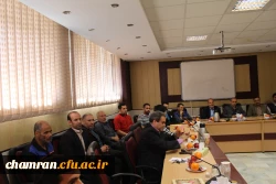 برگزاری جلسه شورای اداری پردیس شهید چمران 9