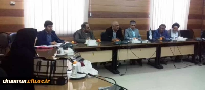 اولین جلسه شورای پردیس شهید چمران