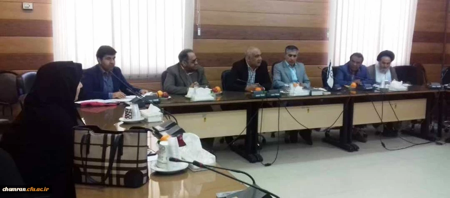 اولین جلسه شورای پردیس شهید چمران 3
