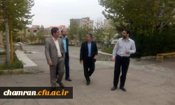 بازدید شهردار ناحیه ۸ منطقه ۴ شهر تهران از پردیس شهید چمران

 4