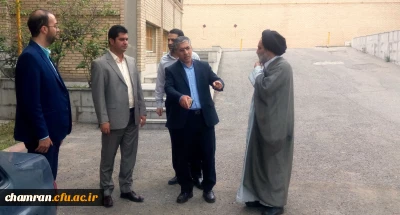 بازدید شهردار ناحیه ۸ منطقه ۴ شهر تهران از پردیس شهید چمران