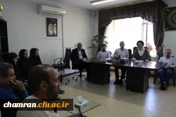 برگزاری جلسه شورای اداری پردیس شهید چمران 
 2