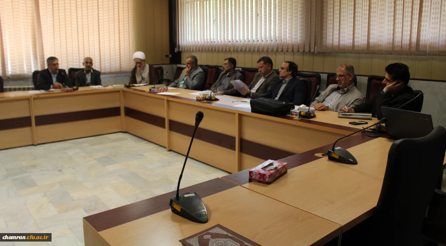 برگزاری جلسه مدیران گروه­های آموزشی پردیس شهید چمران 2