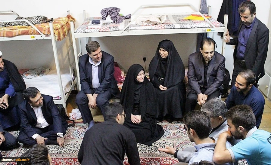 حضور ریاست و هیات رئیسه دانشگاه فرهنگیان و قائم مقام وزیر آموزش و پرورش در پردیس شهید چمران 3