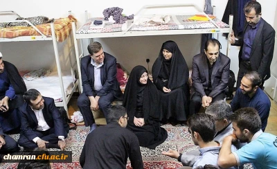 حضور ریاست و هیات رئیسه دانشگاه فرهنگیان و قائم مقام وزیر آموزش و پرورش در پردیس شهید چمران