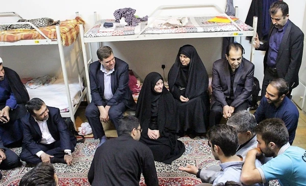 حضور ریاست و هیات رئیسه دانشگاه فرهنگیان و قائم مقام وزیر آموزش و پرورش در پردیس شهید چمران 3