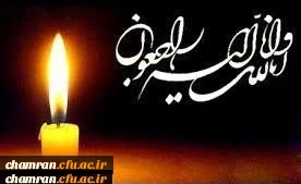 تسلیت مصیبت وارده به دانشجومعلم محترم آقای محمدرضا محمدیان 2