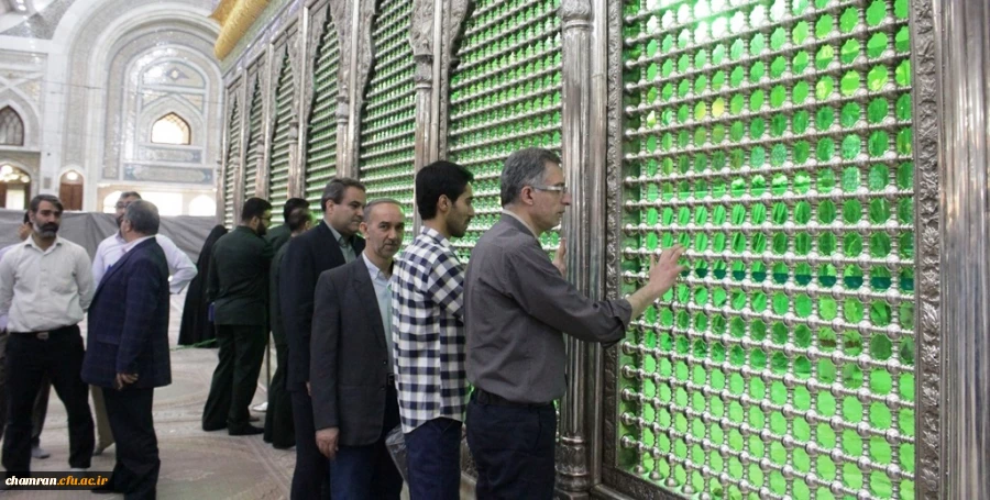 تجدید پیمان همکاران پردیس شهید چمران با آرمان های حضرت امام خمینی 7