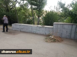 کوشش جمعی برای بهسازی فضای سبز پردیس شهید چمران 12