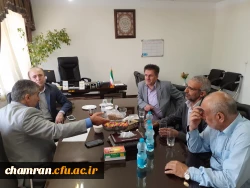 بازدید دکتر بلاغی مدیر امور پردیسهای استان تهران از مصاحبه داوطلبان کارشناسی پیوسته در پردیس شهید چمران 3