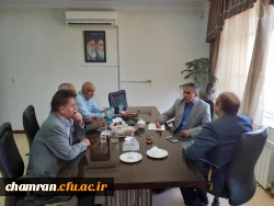 بازدید دکتر بلاغی مدیر امور پردیسهای استان تهران از مصاحبه داوطلبان کارشناسی پیوسته در پردیس شهید چمران 4