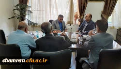 بازدید دکتر بلاغی از مصاحبه داوطلبان کارشناسی پیوسته در پردیس شهید چمران 2