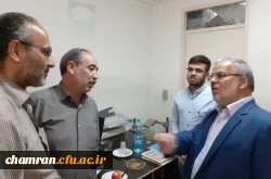 دیدار آقای حدادی از مصاحبه داوطلبان کارشناسی پیوسته دانشگاه فرهنگیان در پردیس شهید چمران 4