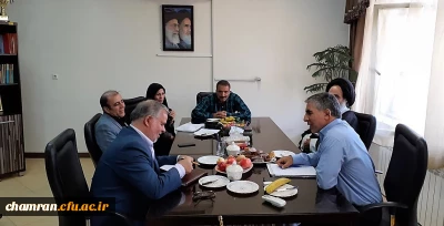 دیدار آقای حدادی از مصاحبه داوطلبان کارشناسی پیوسته دانشگاه فرهنگیان در پردیس شهید چمران