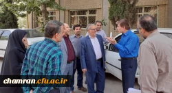 دیدار آقای حدادی از مصاحبه داوطلبان کارشناسی پیوسته دانشگاه فرهنگیان در پردیس شهید چمران 6