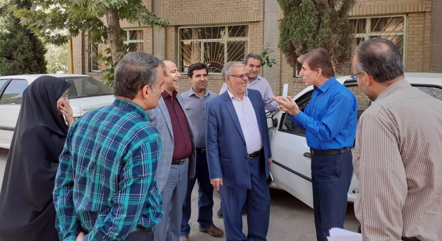 دیدار آقای حدادی از مصاحبه داوطلبان کارشناسی پیوسته دانشگاه فرهنگیان در پردیس شهید چمران 6