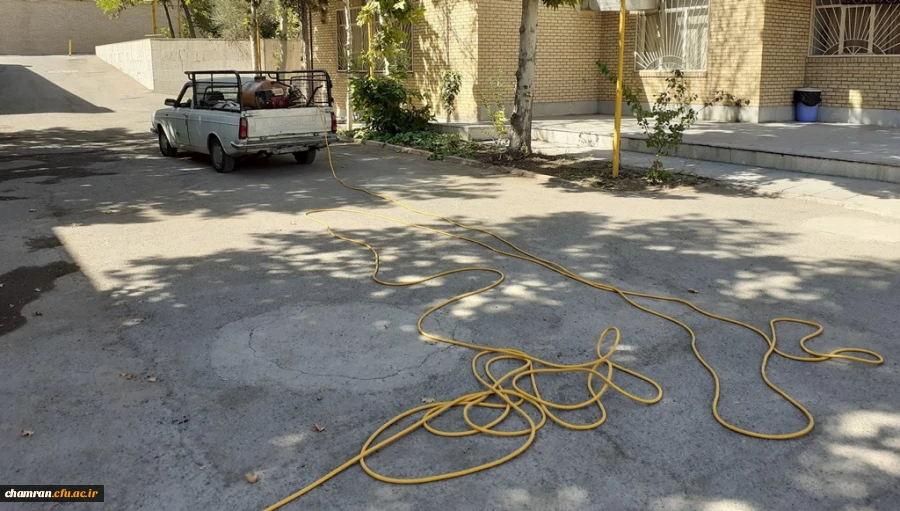 آماده سازی محیط پردیس شهید چمران به منظور استقبال از دانشجویان
 2