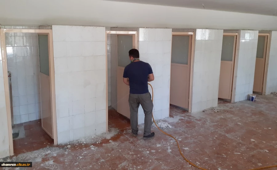 آماده سازی محیط پردیس شهید چمران به منظور استقبال از دانشجویان
 4